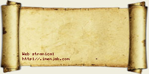 Dina Crnjanski vizit kartica